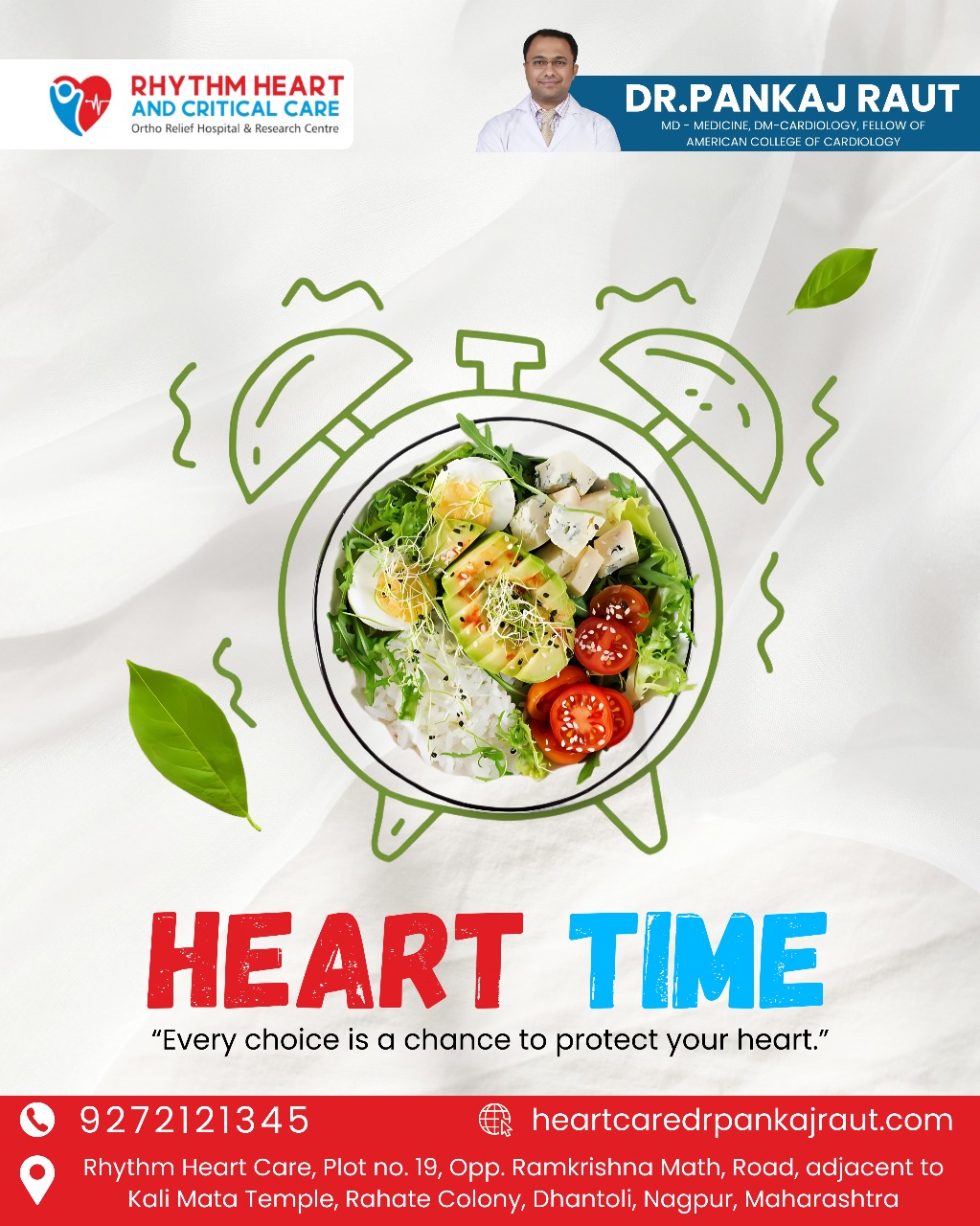 Dr. Pankaj Raut - ⏰ It’s HEART TIME! Every meal, every... | Facebook