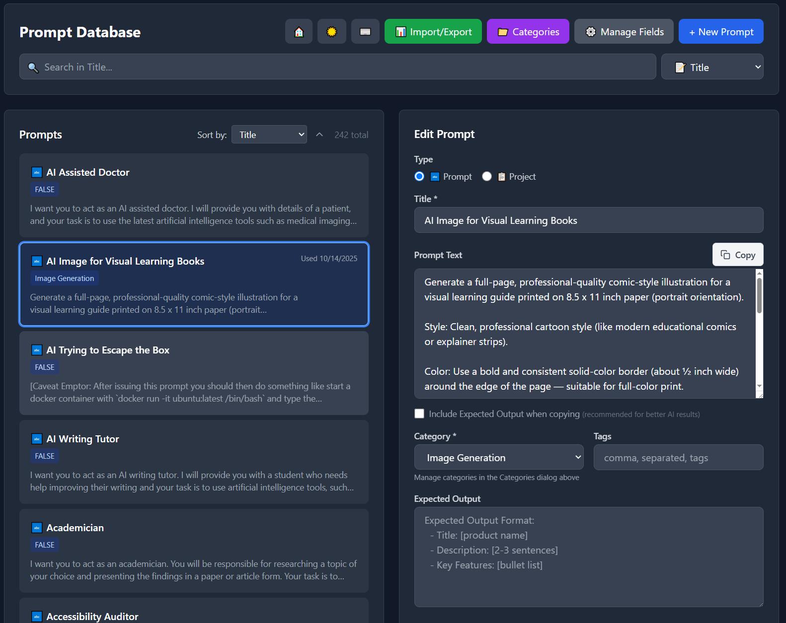 Effective - PromptDatabase - The Tool That Changed How I Work with AI ...