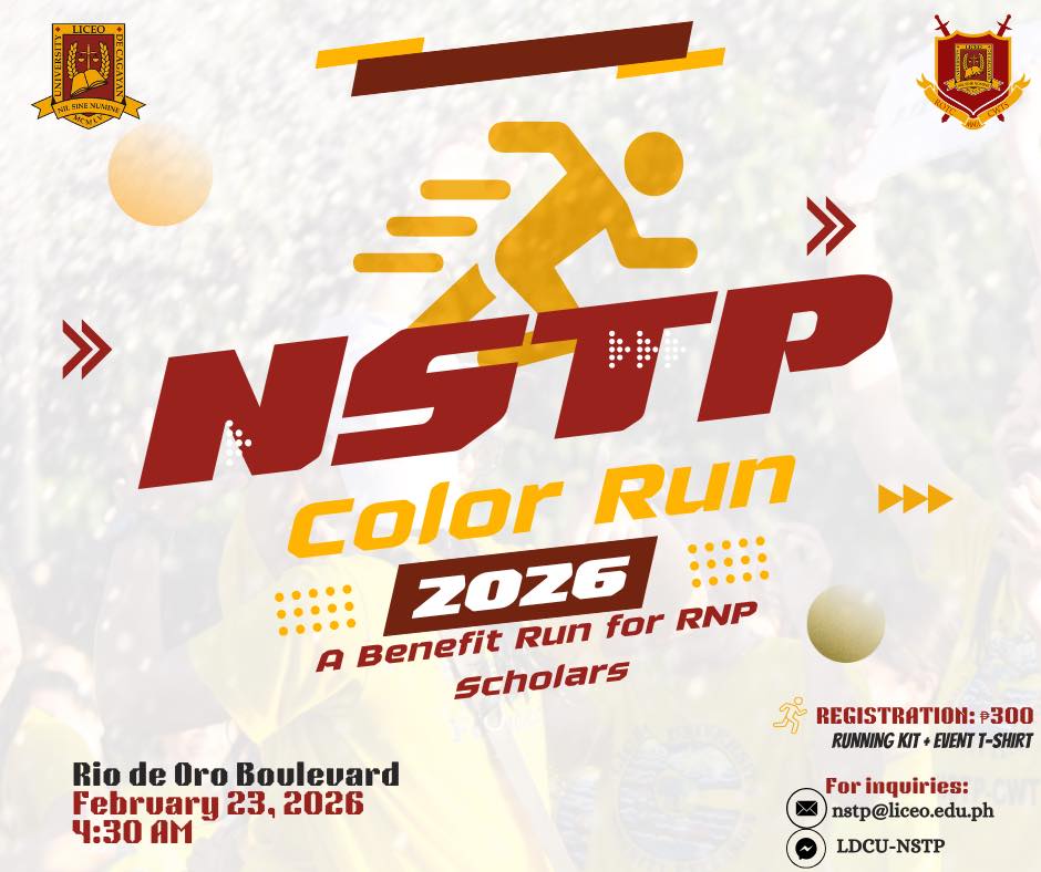 NSTP COLOR RUN... - Liceo U National Service Training Program | Facebook