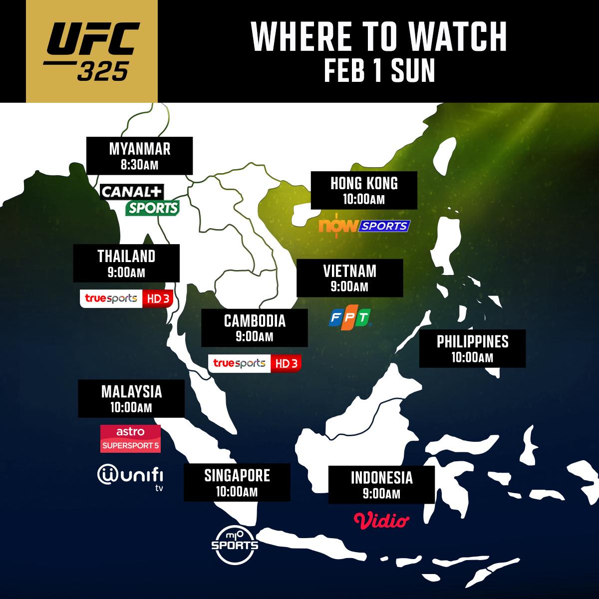 UFC - Catch all the action LIVE from Down Under! 👊 Here... | Facebook
