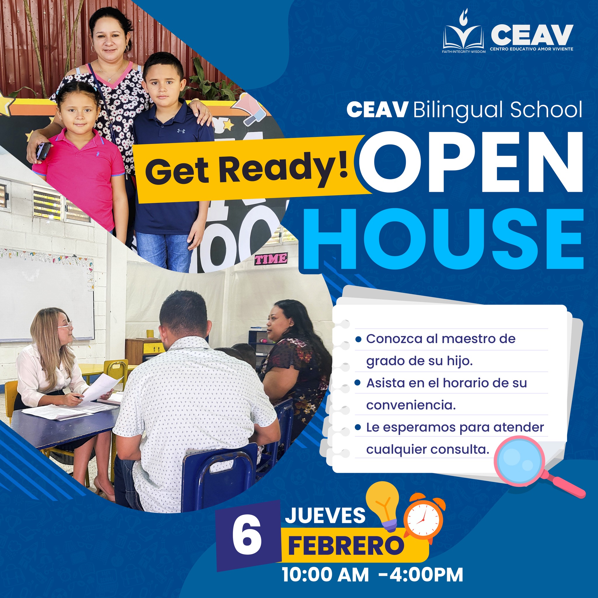 🔔 Open House 2025 🔔 Este 6 de... - CEAV Bilingual School | Facebook