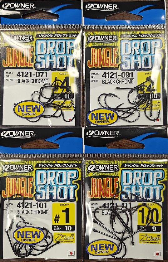 drop shot fishing hook size Dr.Fish 10pcs Ready Tied Rigs 5g 3/16oz Reaction Tackle Lead Drop Shot Weights — available in tear drop and round profiles in 1/8–1 oz Armor-Point Dropshot Hooks by BKK