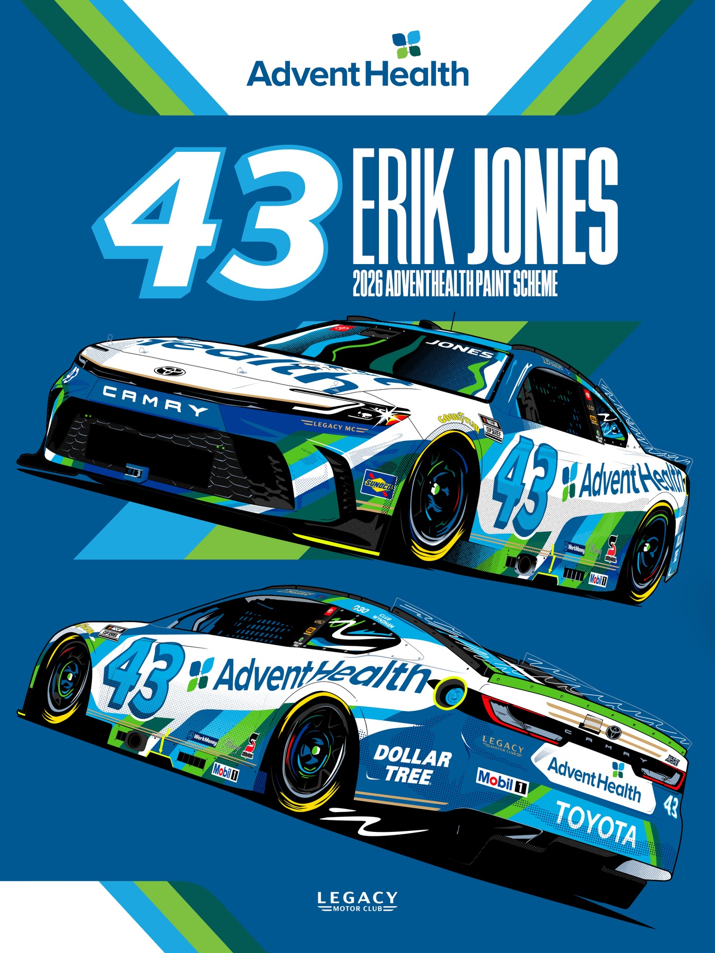 Racing - ADVENTHEALTH RENEWS PARTNERSHIP AS THE OFFICIAL HEALTH CARE ...