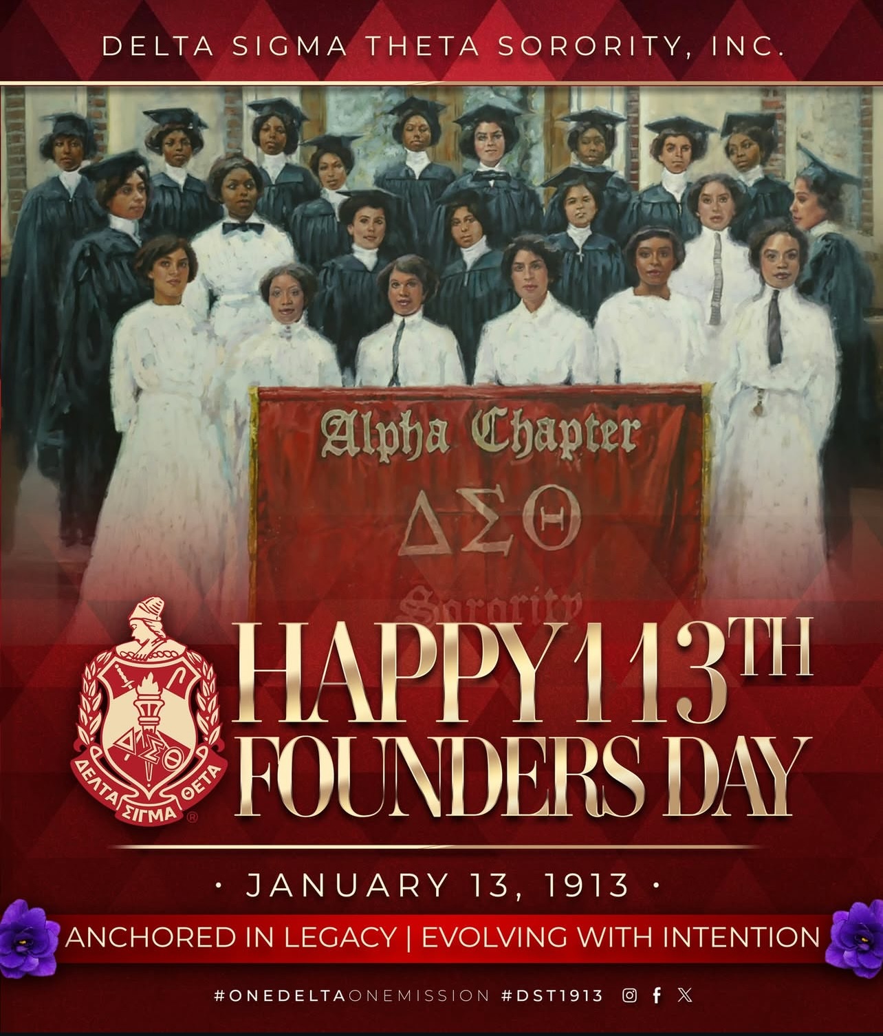 113 years of Sisterhood, Scholarship, Service, and Social Action. On ...