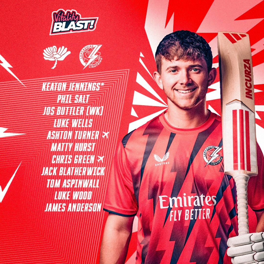Lancashire - Roses ready. 🌹💪 Two changes to the side as Hurst and ...