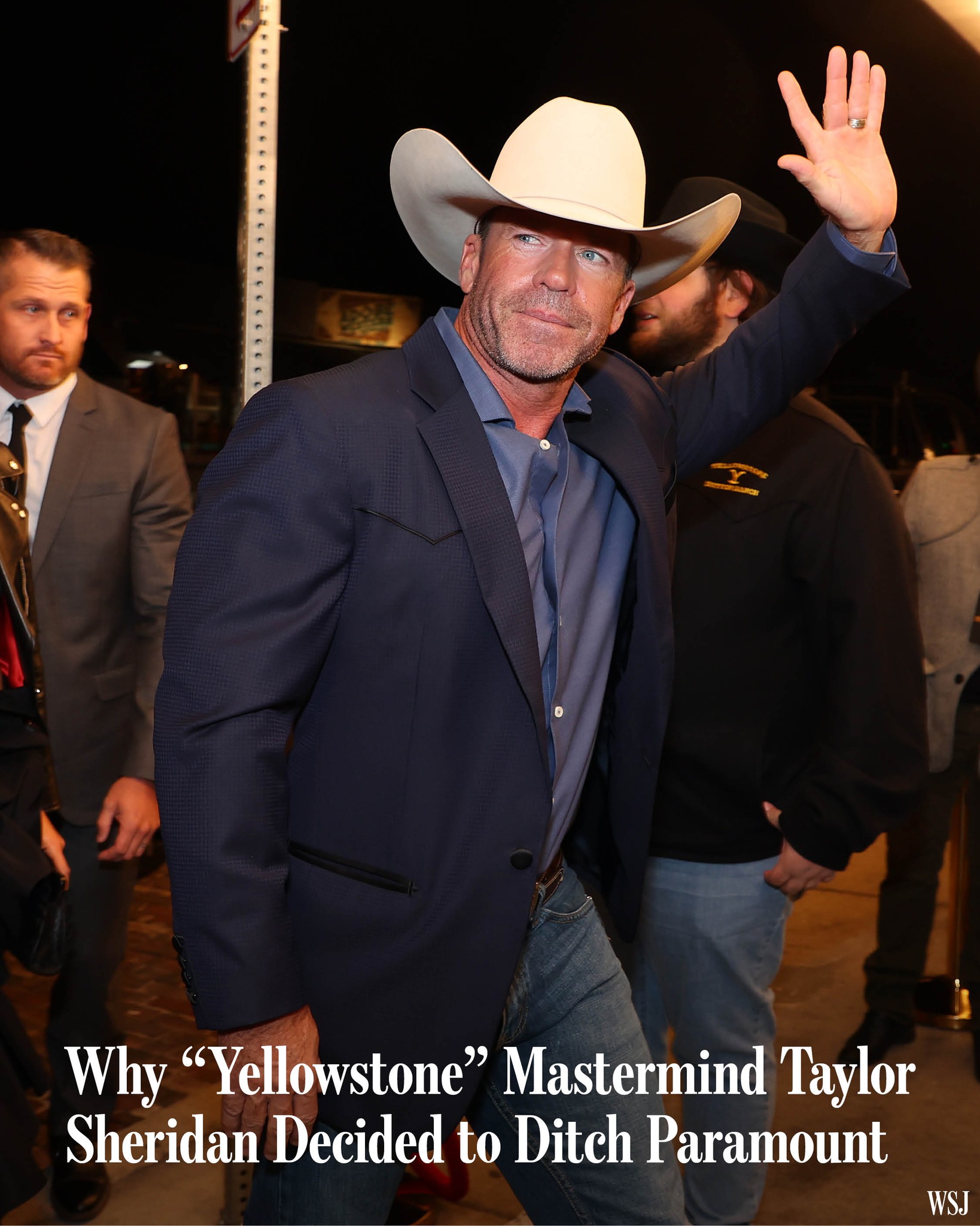 The Wall - Taylor Sheridan doesn’t like to be told what to do or how to ...