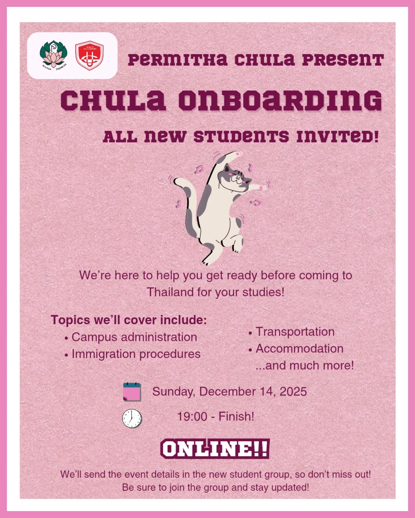 Permitha - 🎓 ONBOARDING MAHASISWA BARU CHULA 2025/2026 🇮🇩 Selamat ...