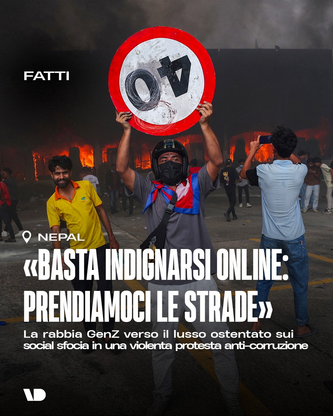 VD - In meno di 24 ore in Nepal una protesta su larga... | Facebook