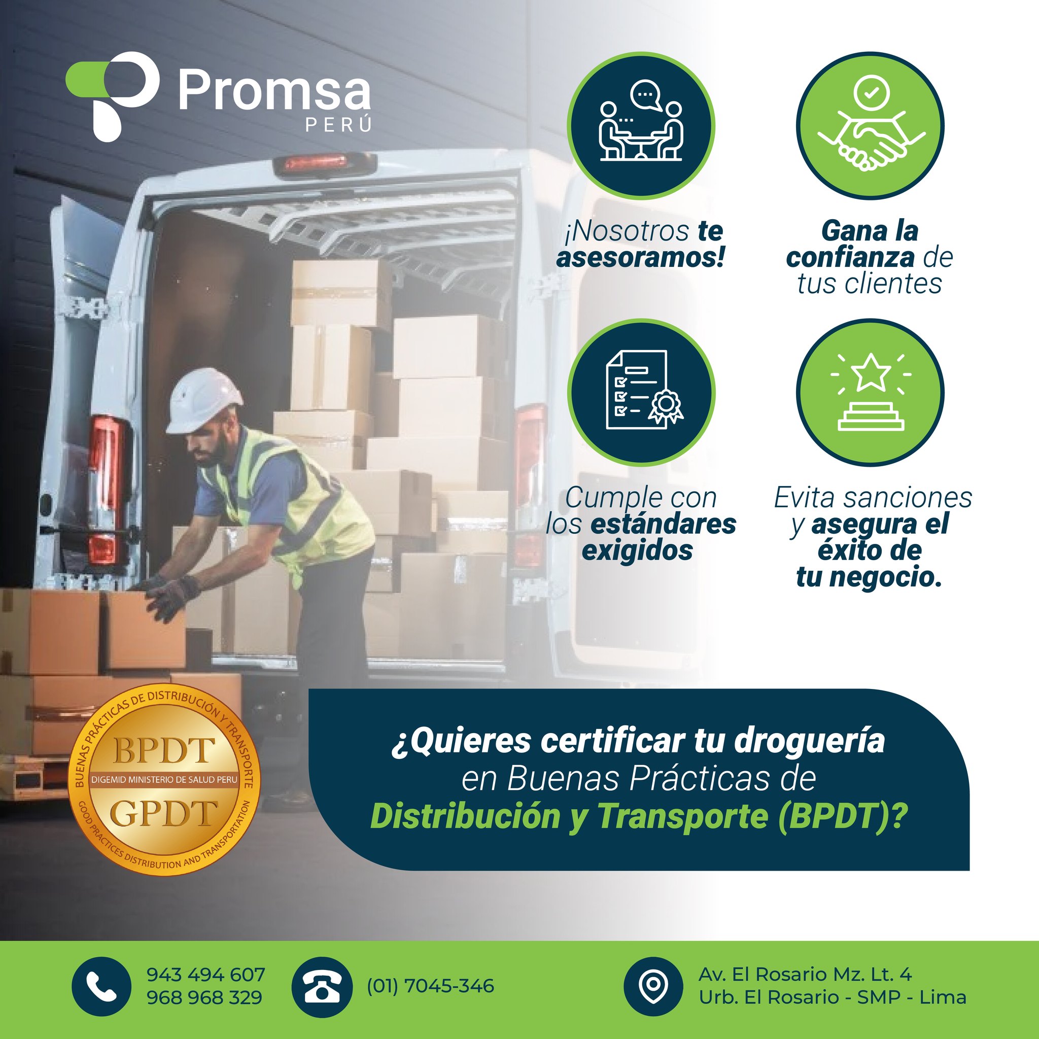 Promsa Perú - 💼💊 ¿Necesitas certificar tu droguería en Buenas Prácticas ...