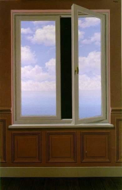 La lunette d'approche (The Telescope) - René Magritte - 1963 Menil