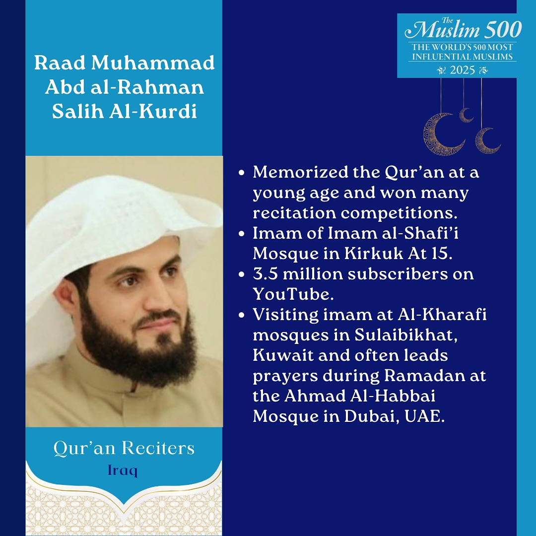 Raad Muhammad Al-Kurdi... - The 500 Most Influential Muslims | Facebook