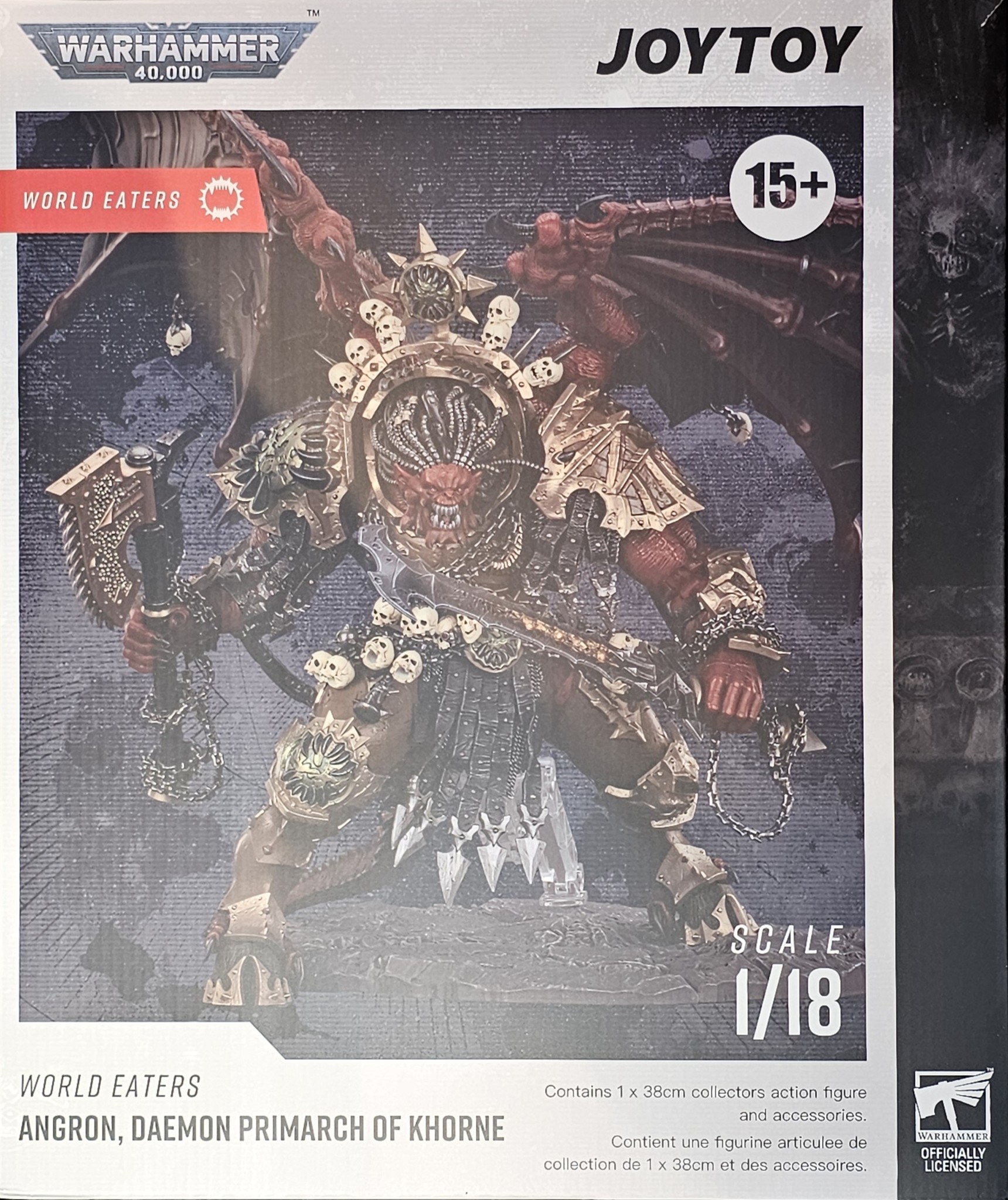 JOYTOY X Warhammer 40,000 - World Eaters Angron Daemon Primarch of 