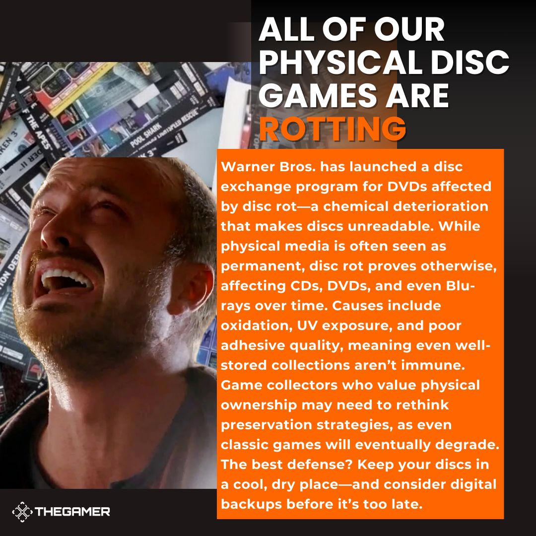 TheGamer - A defect in Warner Bros. DVDs has brought to light a ...