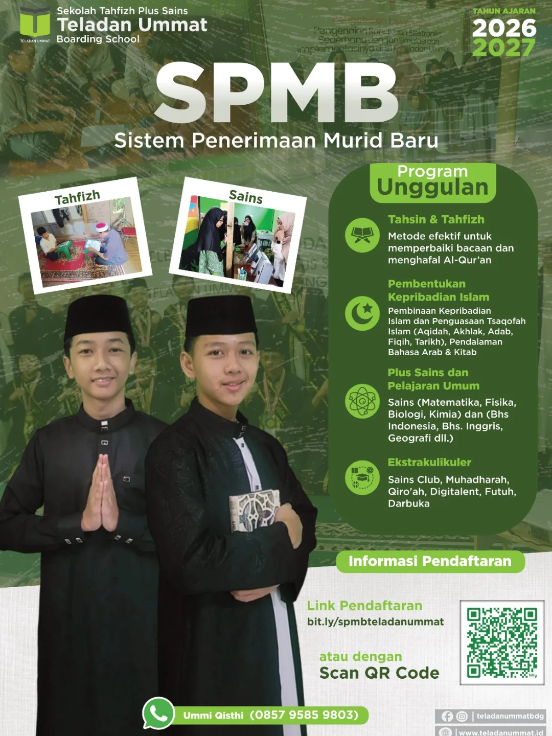 *📢 SPMB 2026/2027... - SMP Tahfizh Plus Sains Teladan Ummat | Facebook