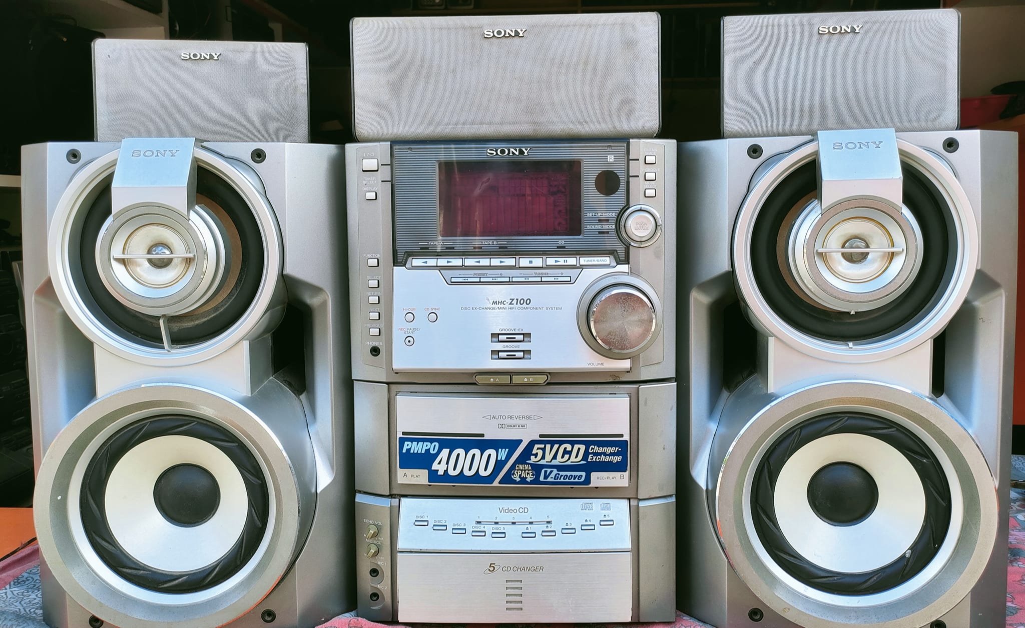 Sony MHC-Z100 High-Power Audio System Features and Specifications
