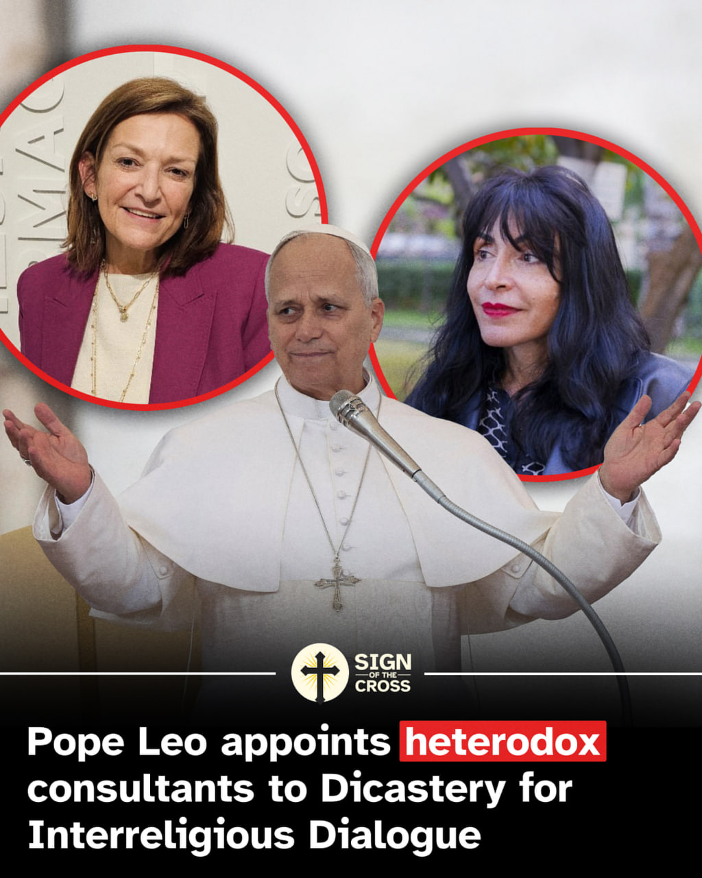 Pope Leo appoints CONTROVERSIAL... - Sign of the Cross | Facebook