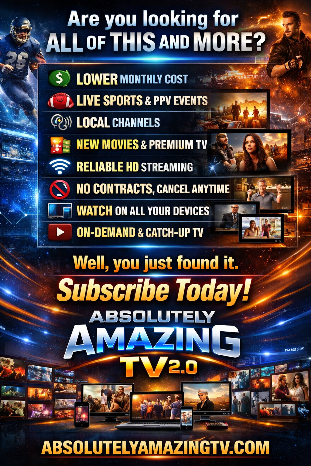 Absolutely Amazing TV Customer Portal | Pearland TX