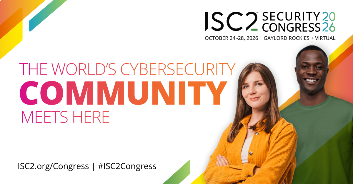 ISC2 - The future of cybersecurity starts with us. At... | Facebook