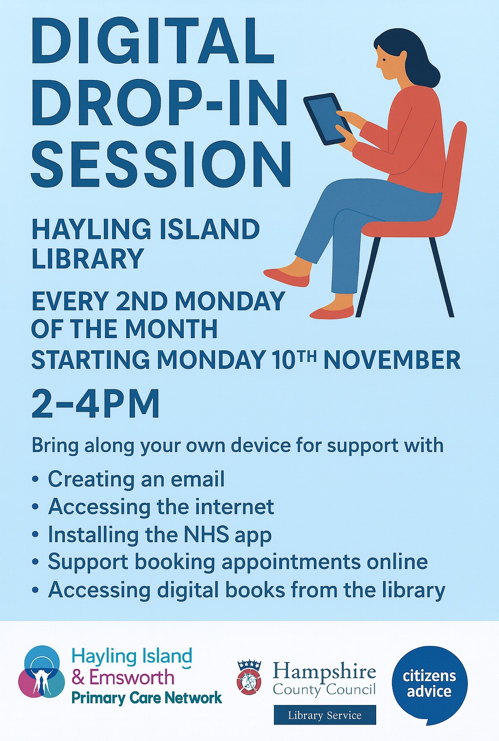📱 Digital Drop-In... - Hayling Island and Emsworth PCN | Facebook