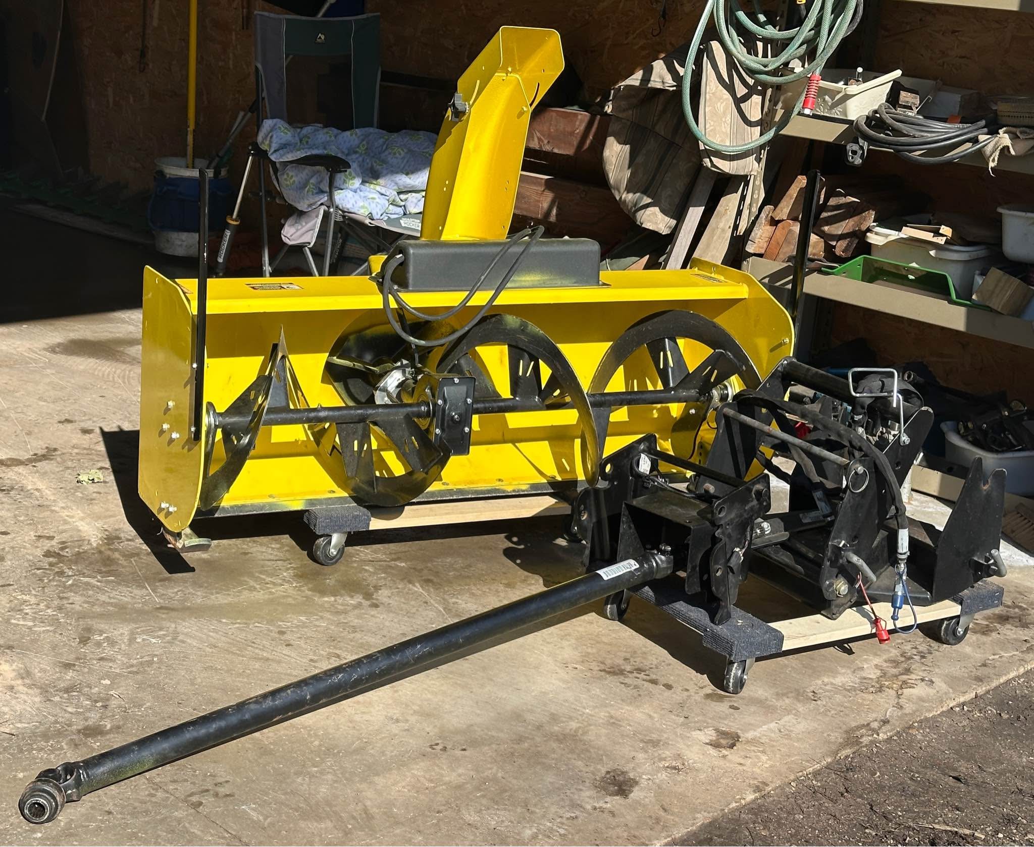 54” John Deere Snowblower. Fits 1023e, 1025r. May fit others. - Snow ...