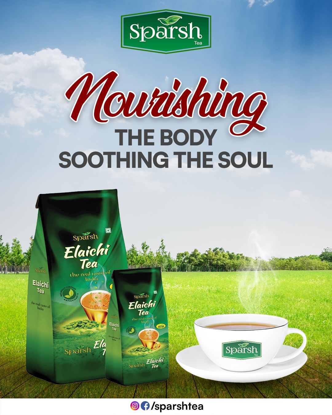 Sparshtea - 🍃 Sparsh Elaichi Tea Nourishing the Body,... | Facebook