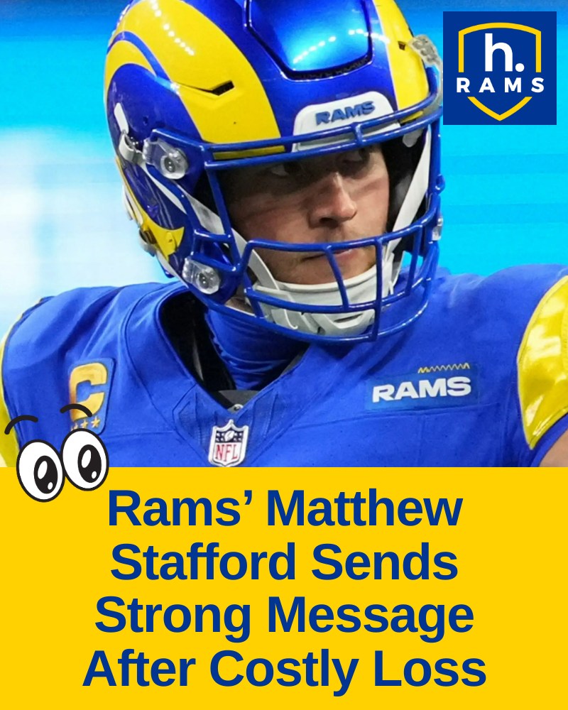 Heavy - Matthew Stafford spoke candidly after the Los Angeles Rams lost ...