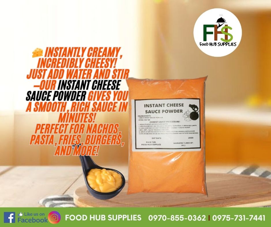 🧀🔥 INSTANT CHEESE SAUCE POWDER –... - Food Hub Supplies | Facebook
