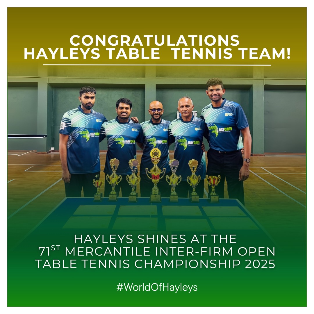 Hayleys Group - 🏓 Hayleys Shines at the 71st Mercantile... | Facebook