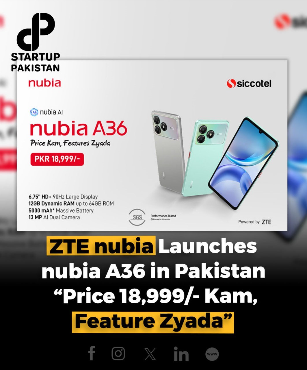 nubia A36 is offering amazing AI experience with Google Gemini