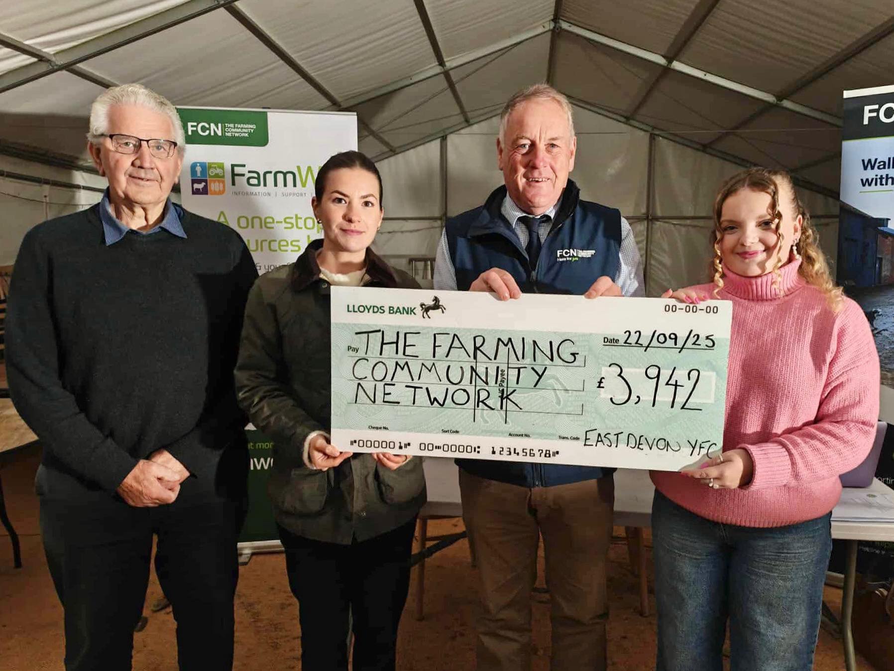 East - 🫶🏻Last night we had our AGM, and presented our cheque of £3,942 ...
