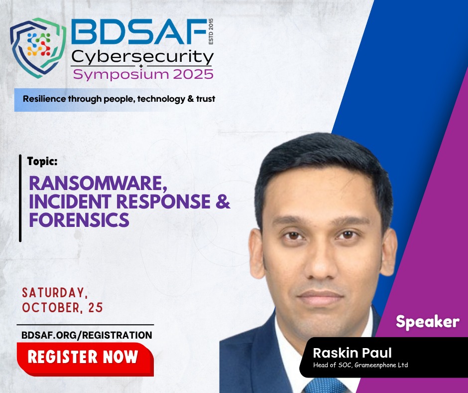 BDSAF : Bangladesh System Administrators Forum | 🎤 Speaker Announcement ...