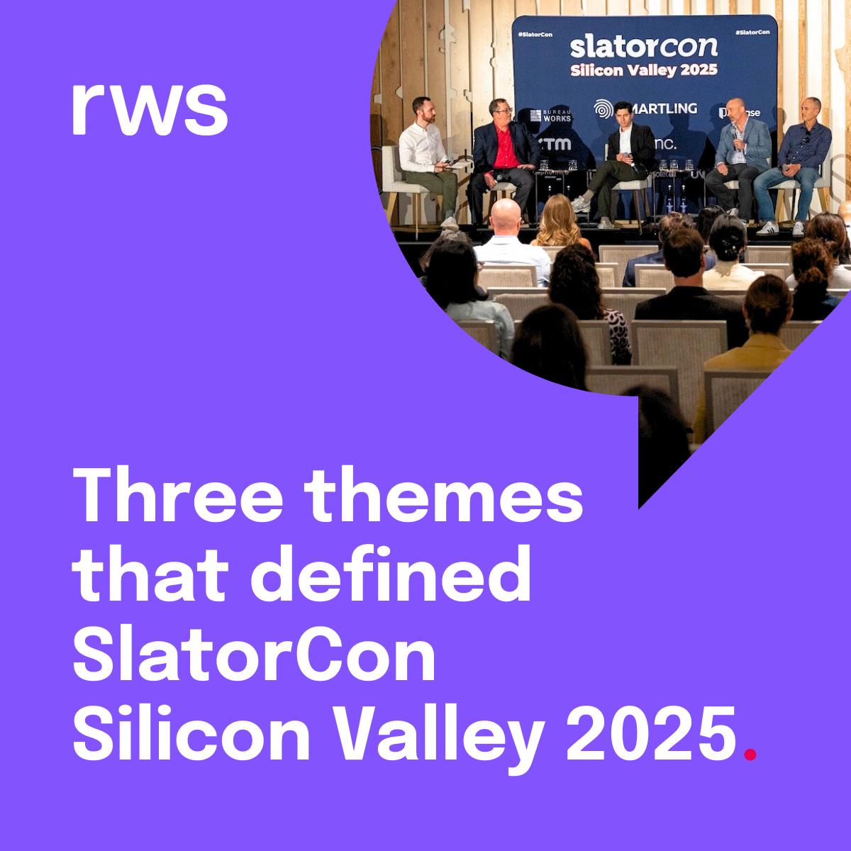 RWS - Technology isn’t just as an efficiency tool, but a way to ...