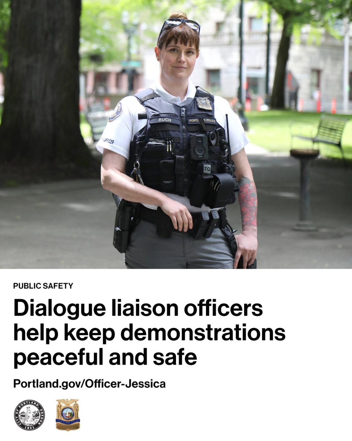Officer Jessica Ruch is focused on... - City of Portland, OR | Facebook
