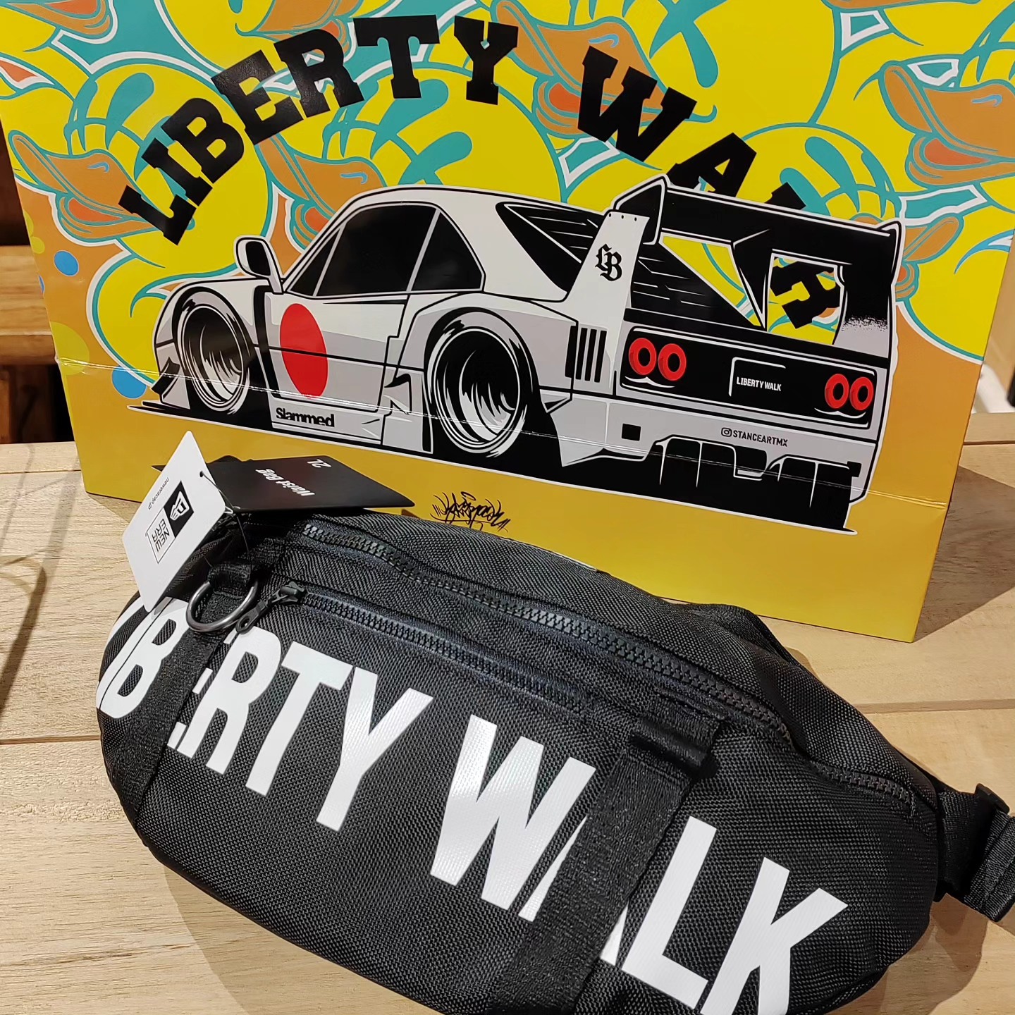 New arrival 🇯🇵 New Era New Era x Liberty Walk 2L Waist Bag Black
