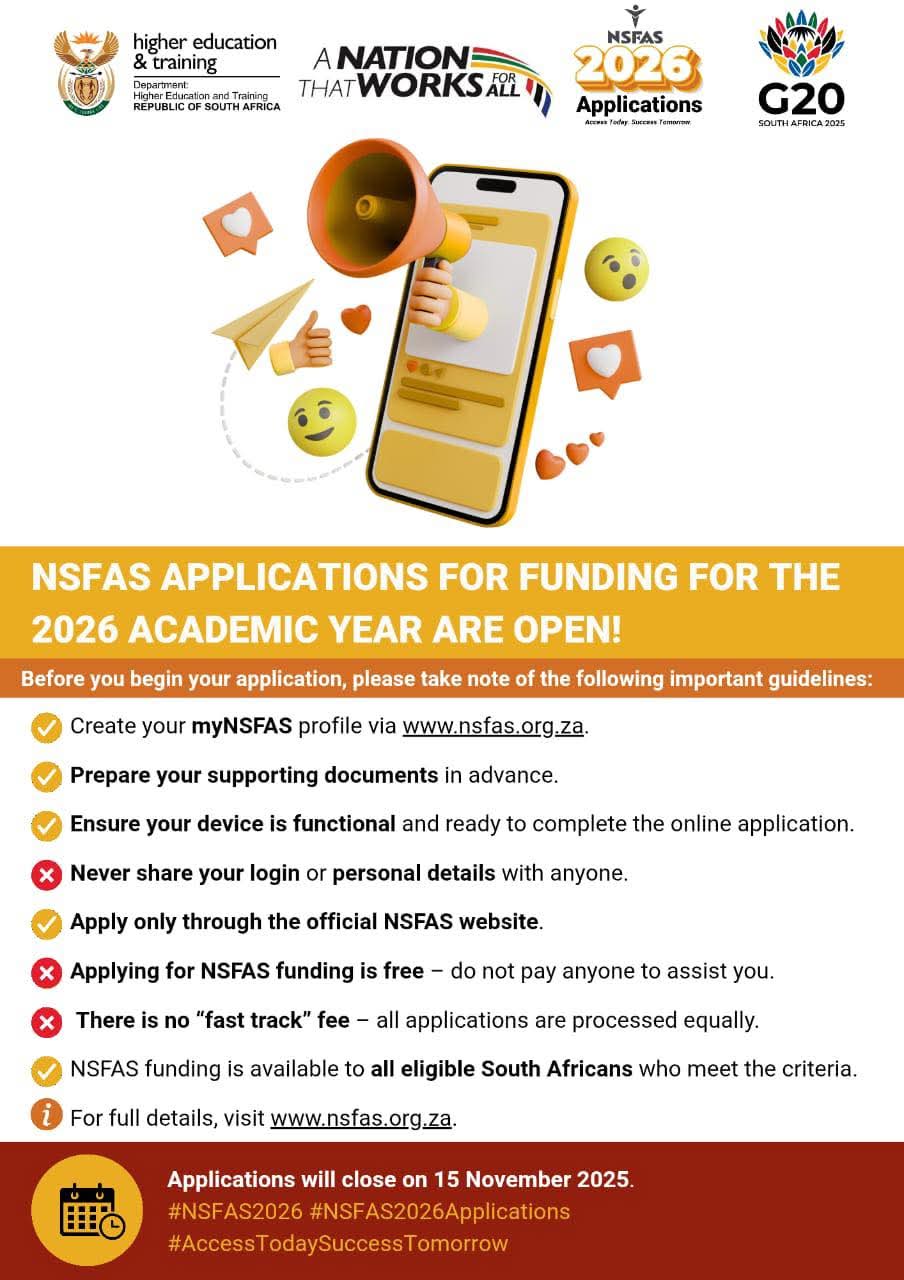 False - NSFAS 2026 Applications are officially open! The NSFAS ...