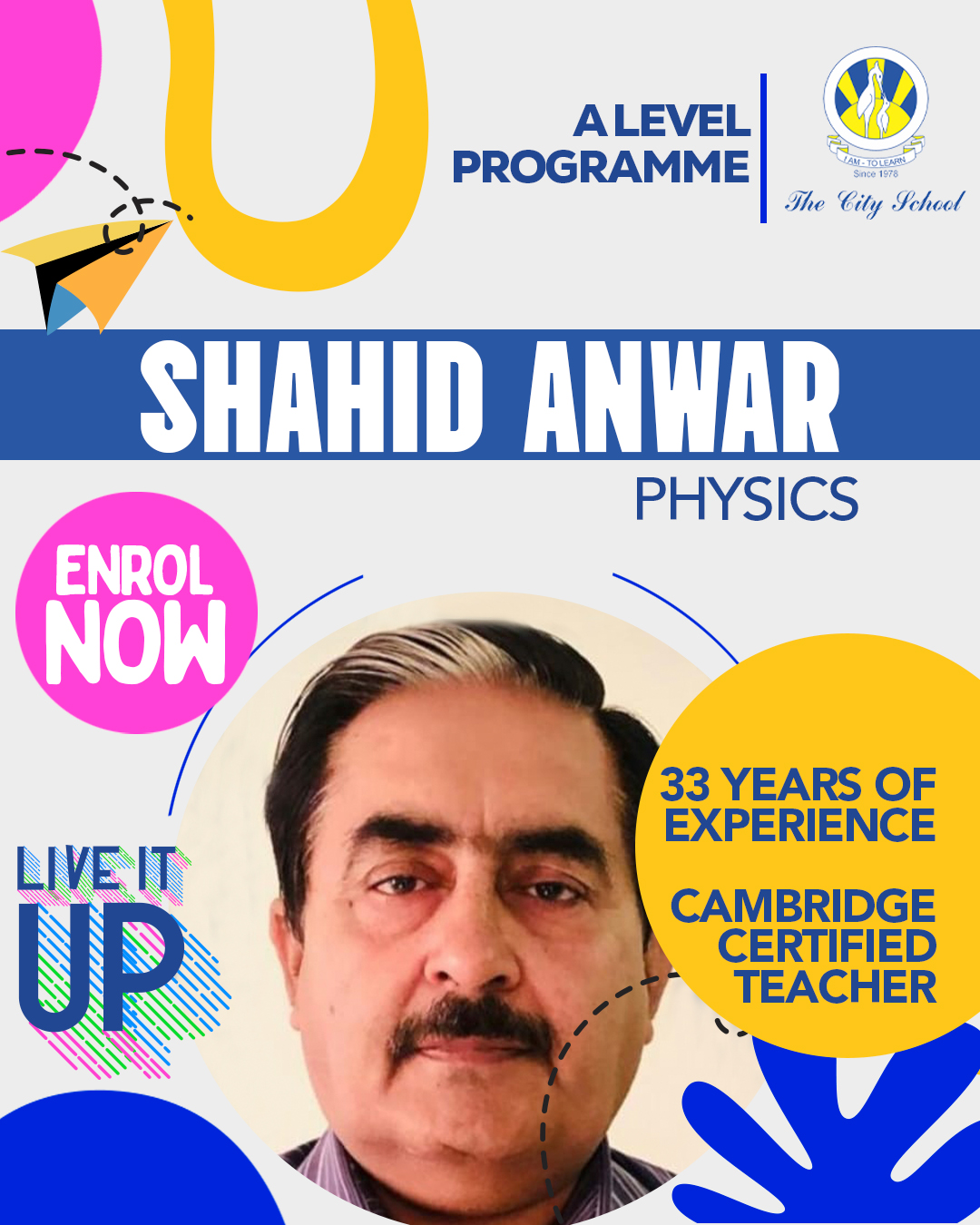 Meet Shahid Anwar, our... - The City School Multan Campus | Facebook