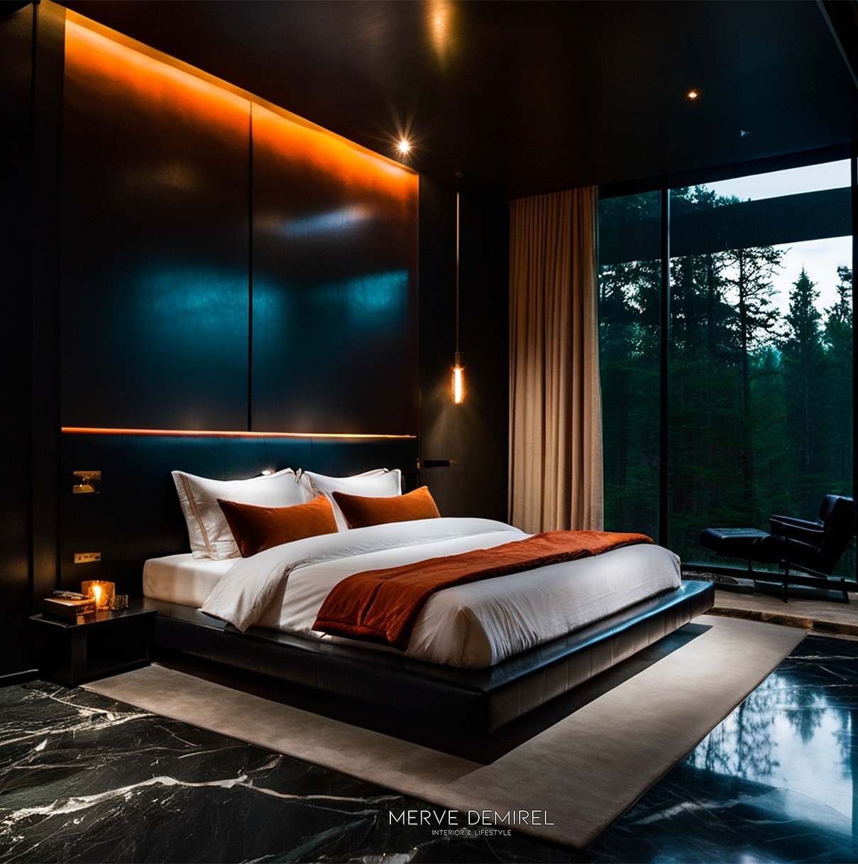 Merve - A bold and sophisticated design comes to life in this master ...