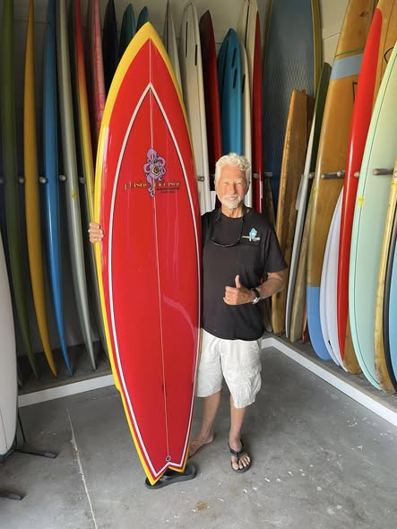 1974 Retro Stinger Surfboard Featured in American Pickers Collection