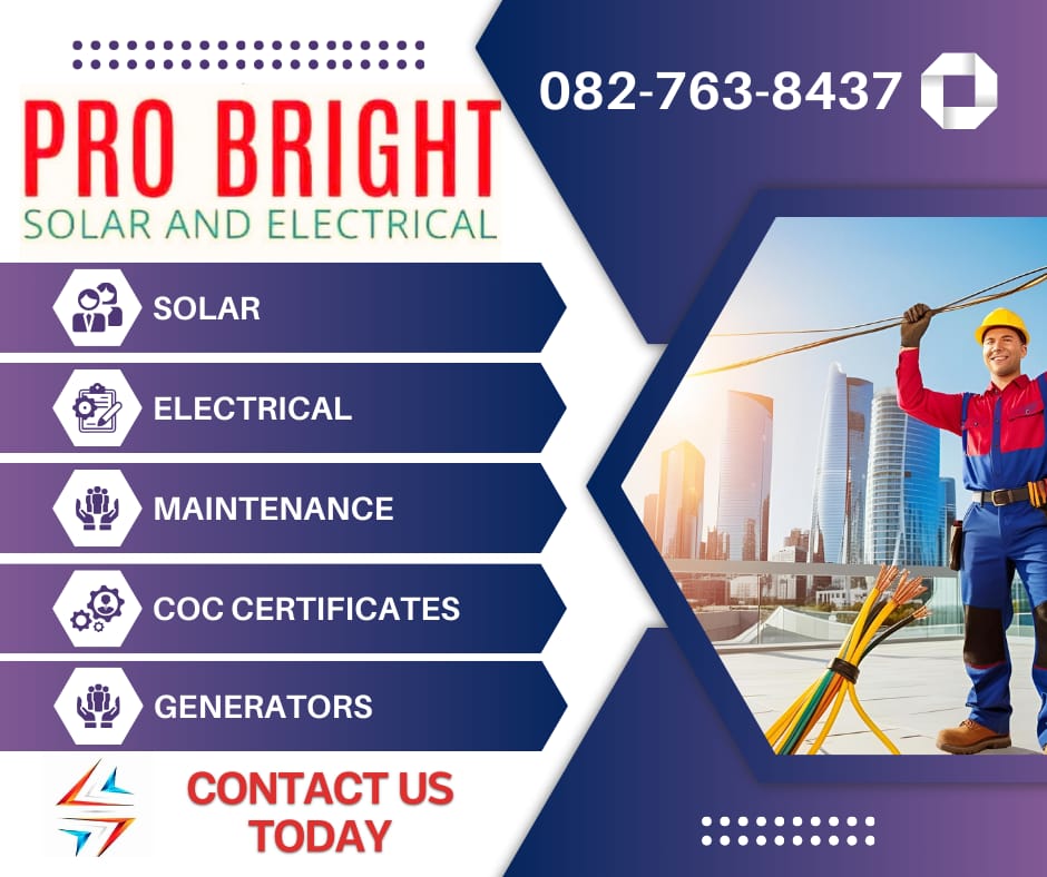 Pro Bright Solar & Electrical | Rustenburg