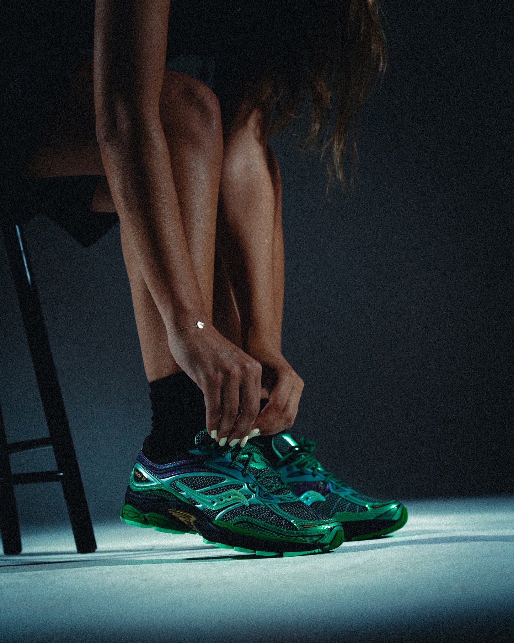 Now online: Saucony Progrid Omni 9 Green Glow Shoplink: https 