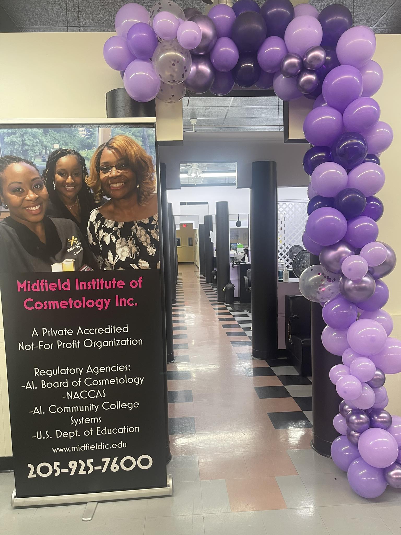 Now Enrolling for the September Day or Night Classes. Call 205-925-7600.  Financial Aid Available To Those Who Qualify. Looking for dedicated  students to enroll and complete the 1500 hour program.