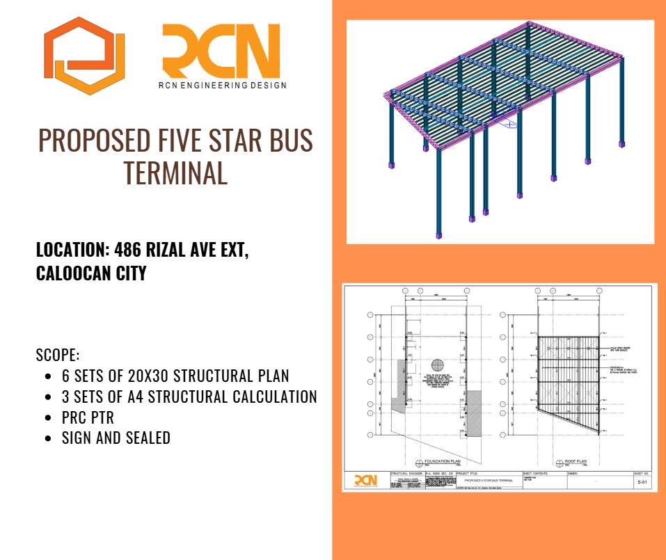 🚌 PROPOSED FIVE STAR BUS TERMINAL... - RCN Engineering Design | Facebook