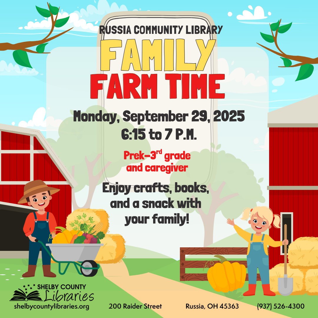 Join us Monday, September 29 at... - Shelby County Libraries | Facebook