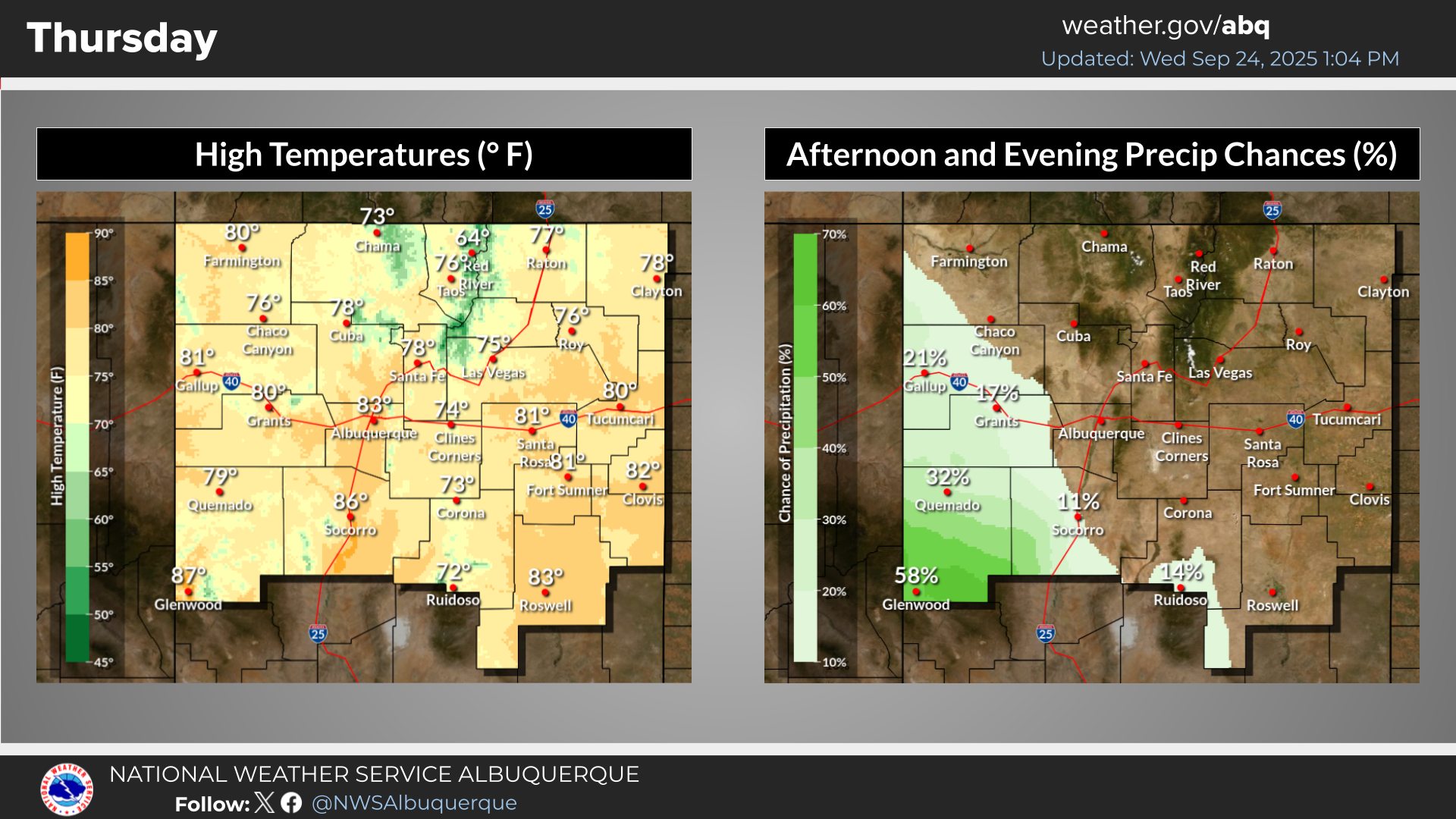 US - Shower and storm chances return to southwest NM tomorrow before ...