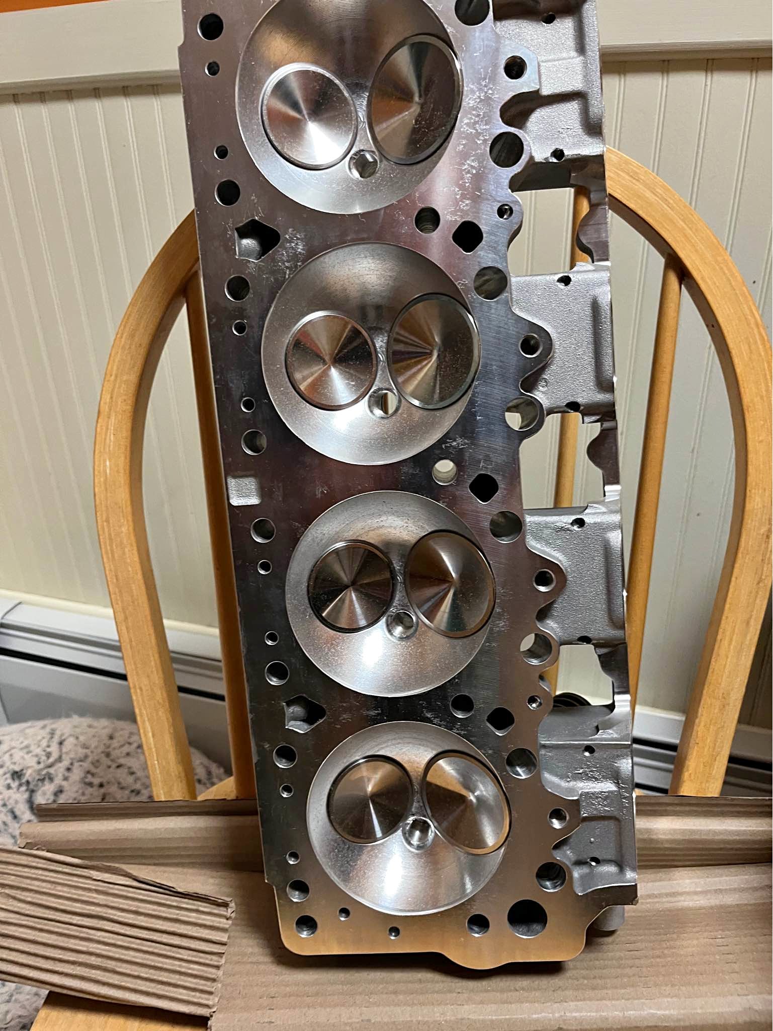 Indy s/r 426 hemi heads complete comes with rocker arms, stands and ...