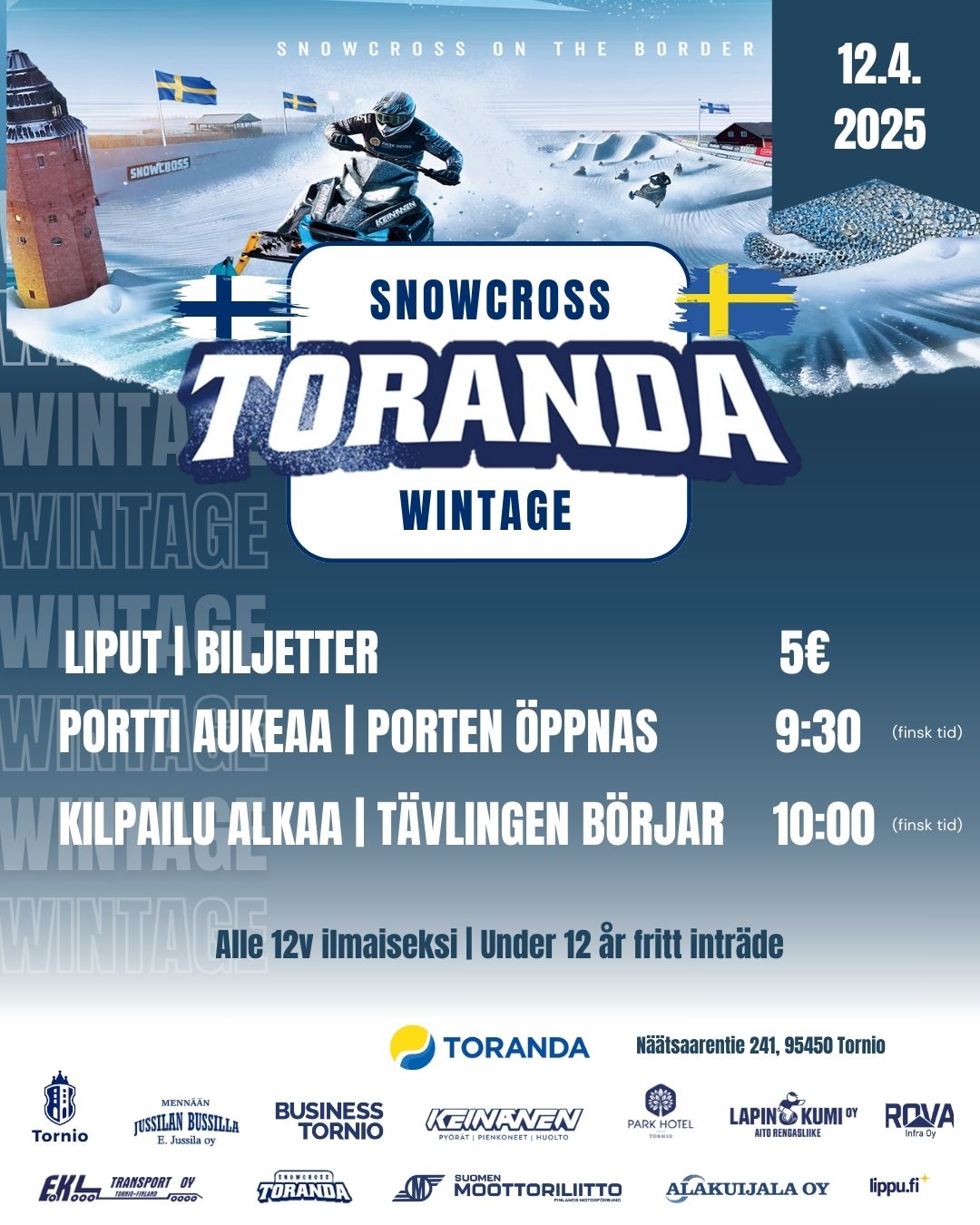 Toranda open Tornio 2025 | Tornio