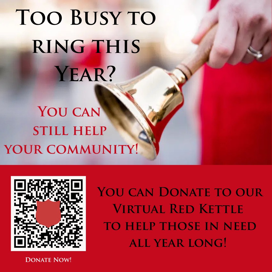 🎄 Too busy to ring the bell this year? You can still make a difference ...