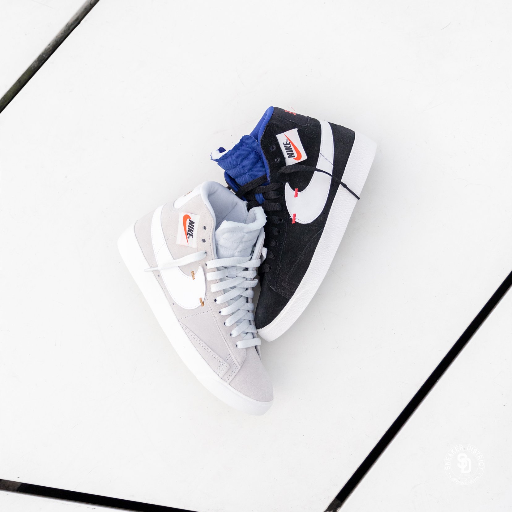 Rebel! The Nike Blazer Mid Rebel for women comes with a canvas 