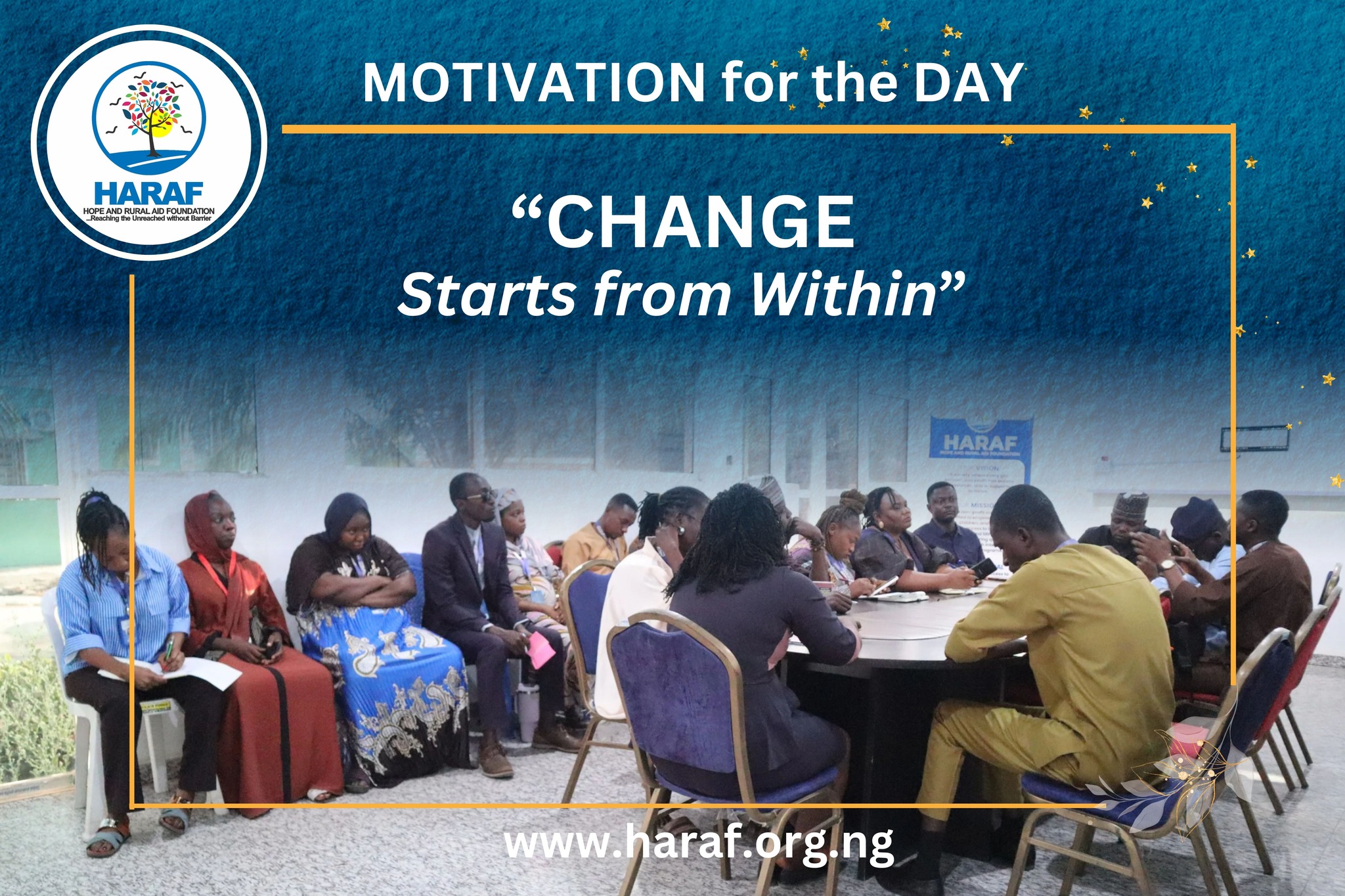 Change starts... - Hope And Rural Aid Foundation - HARAF. | Facebook