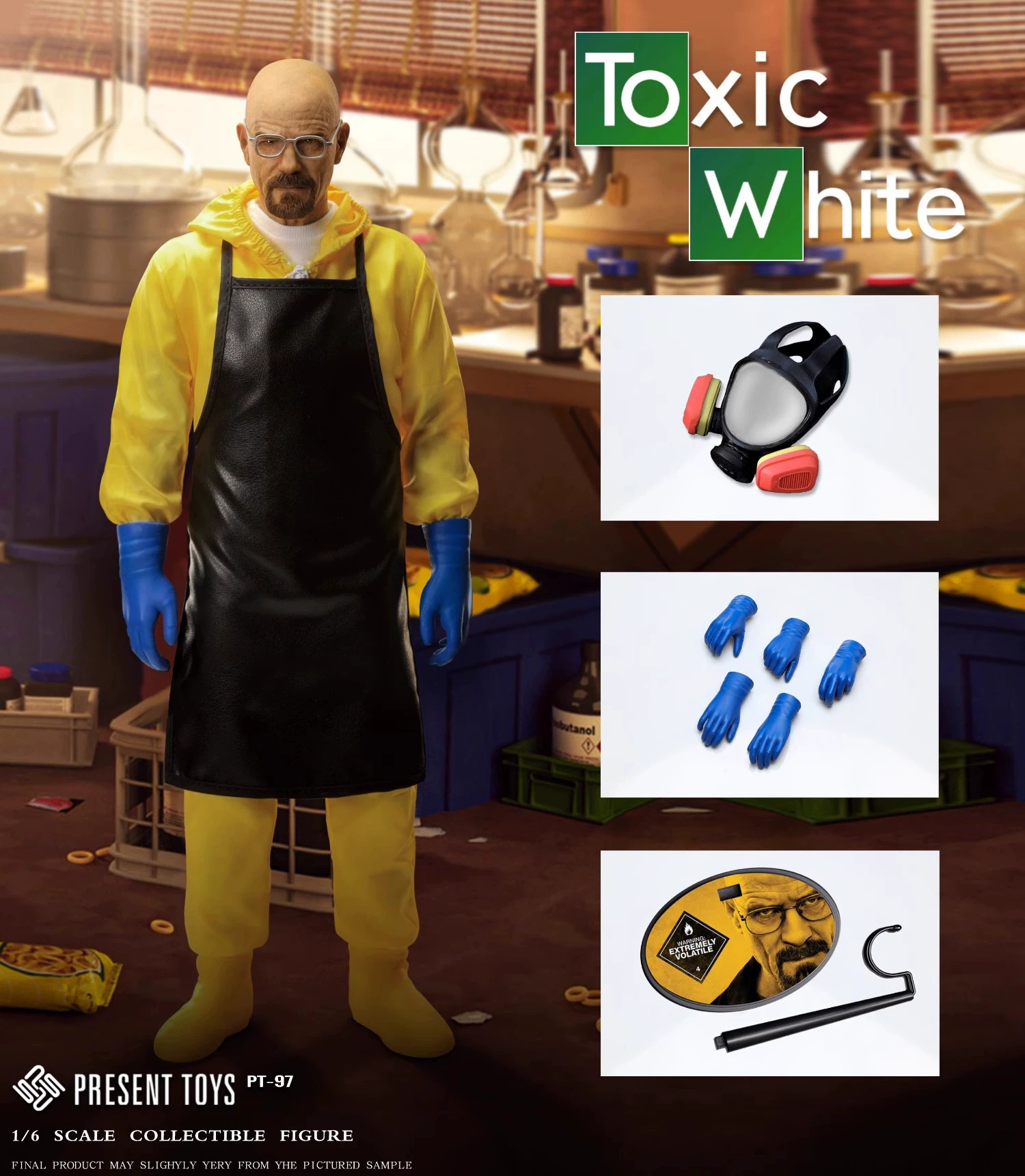 New Action figure】【1/6】Present Toys PT-SP97 1/6 Breaking Bad 
